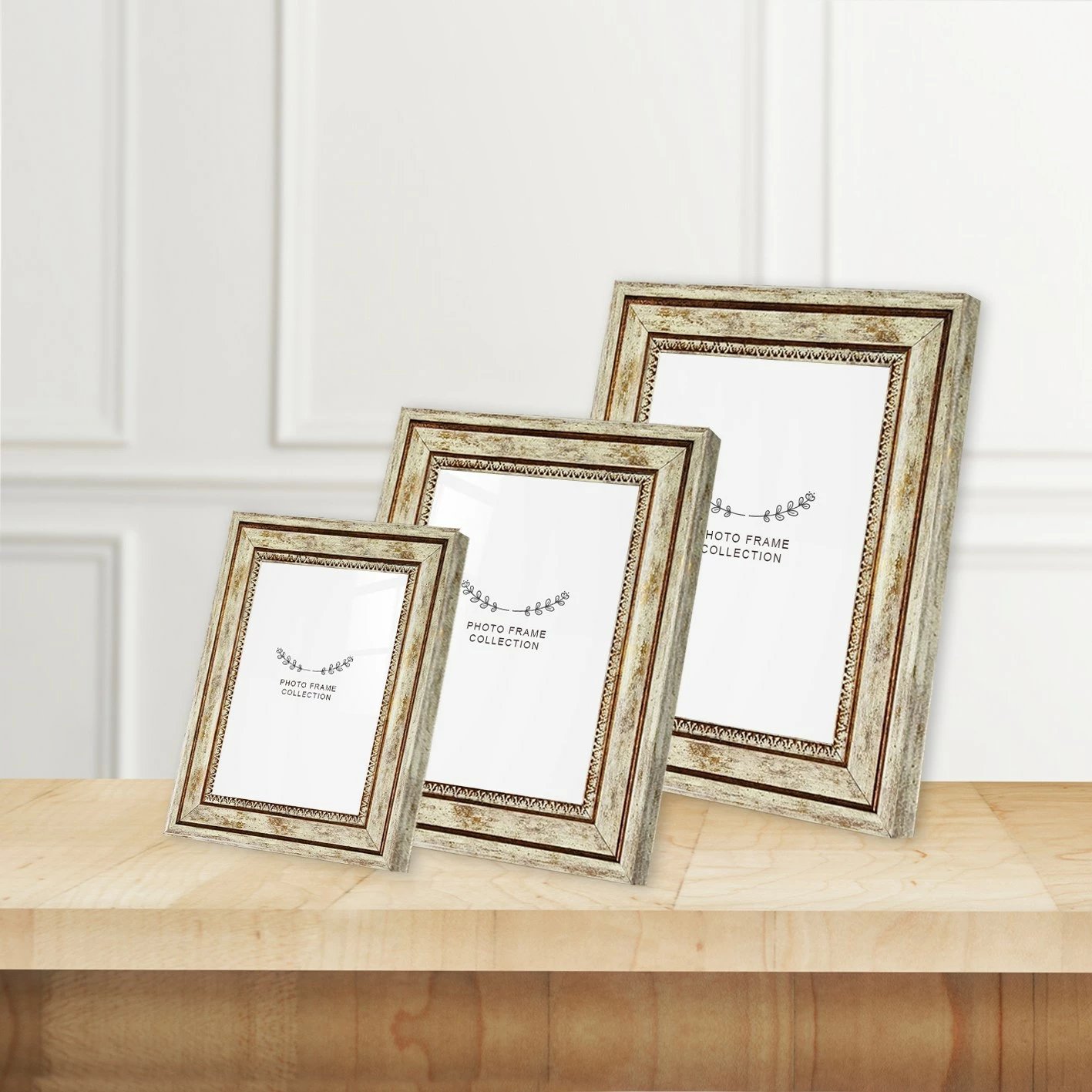 Set kornizash për foto, 3 copë, ngjyrë kafe, Evila Originals, 3BAFC1034