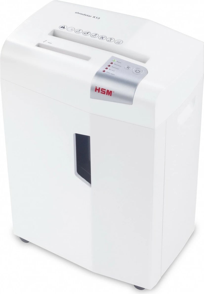 Makineri për copëtim dokumentesh HSM shredstar X13, 23L, prerje kryqëzuese, e bardhë