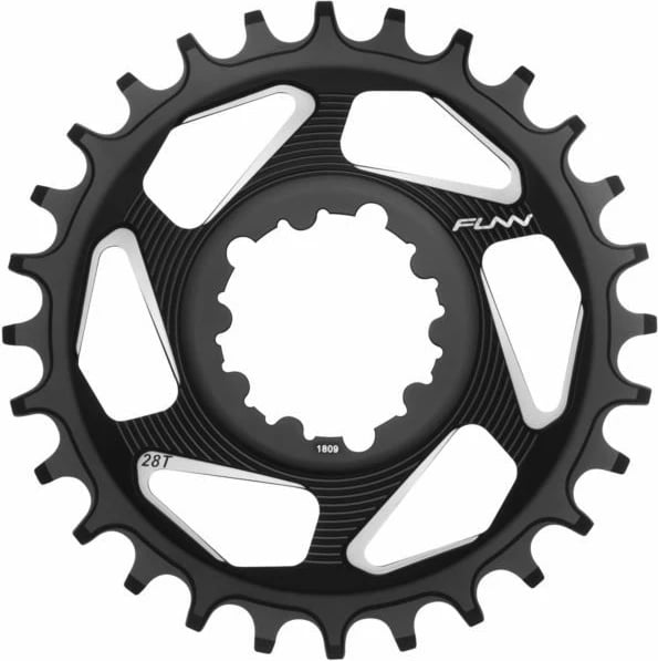 Rreth zinxhiri për biçikletë FUNN, i zi