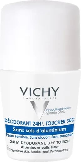 Deodorant roll-on unisex Vichy Aluminium Salt Free 50ml