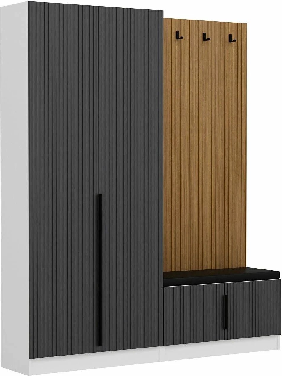 Stendë korridori Skye Decor, Noah, anthracite, 8331