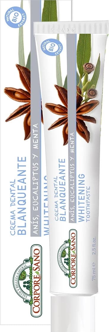 Pasta për dhëmbë zbardhuese Corpore Crema Dental Blanqueante 75ml