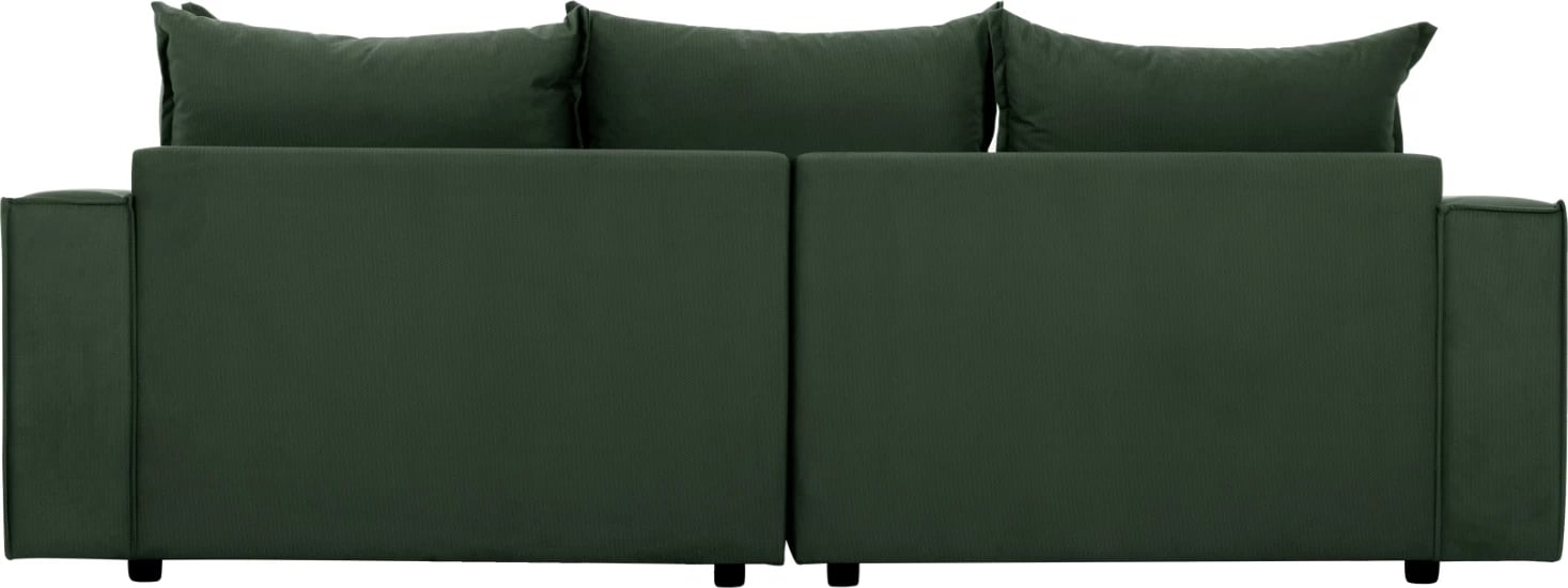 Divan qoshe MONZA FH3256.17 i ndërrueshëm, jeshil, 265x195x98 cm