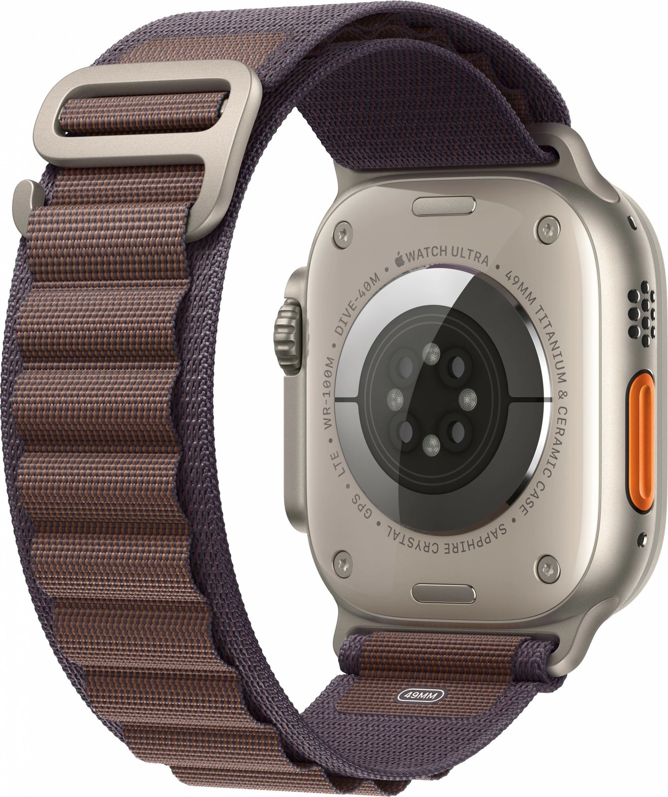 Smartwatch Apple Watch Ultra 2, OLED, 64 GB, GPS, kafe/purpurt