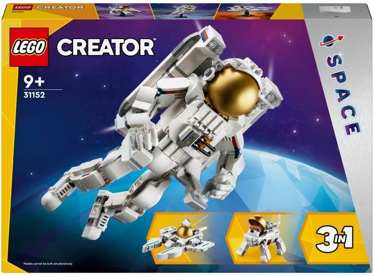 set ndërtimi LEGO Creator 31152 Astronaut në Hapësirë 3‑në‑1, 9+
