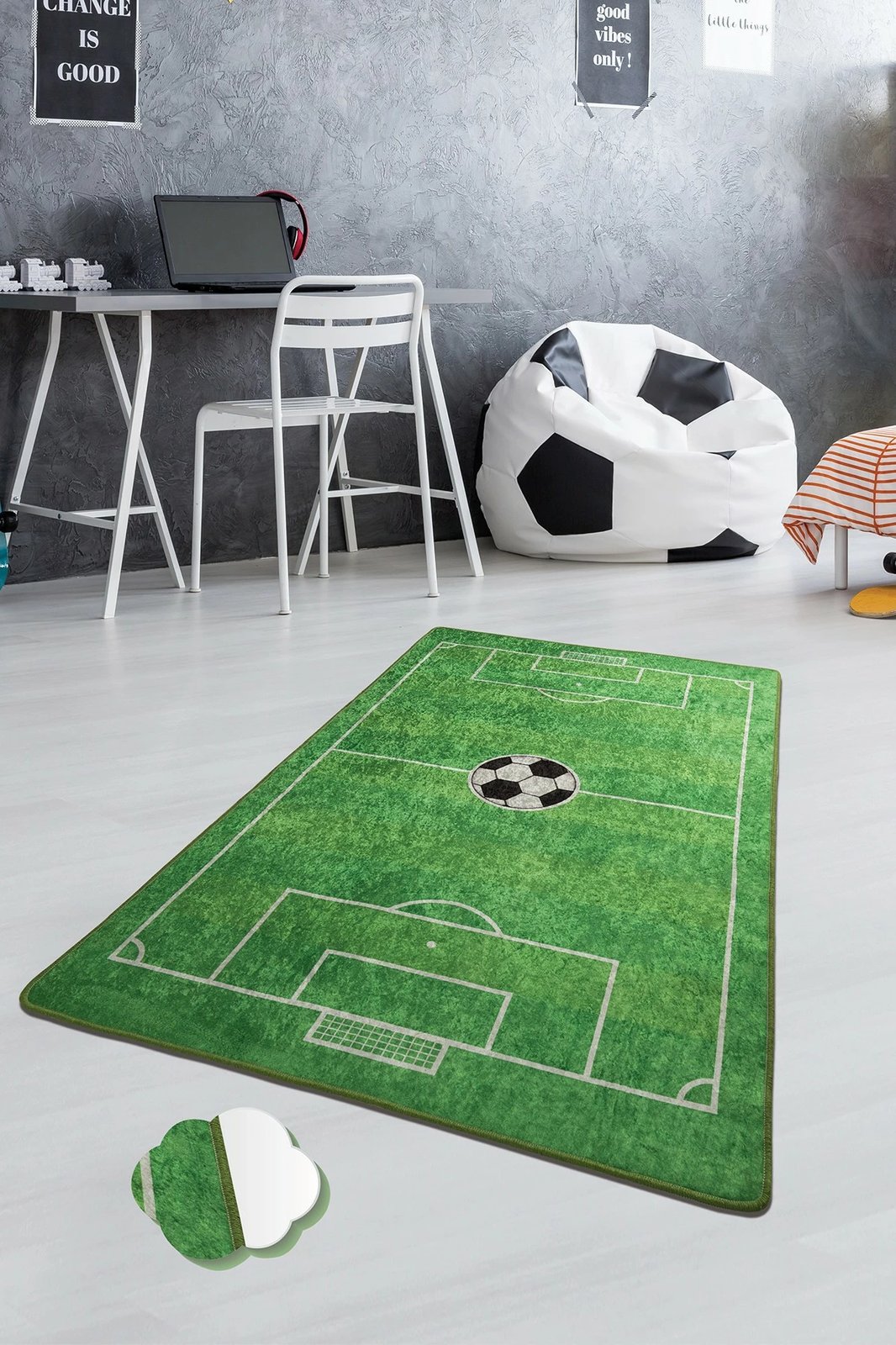 Qilim futbolli, shumëngjyrësh, 100x160cm, Conceptum Hypnose