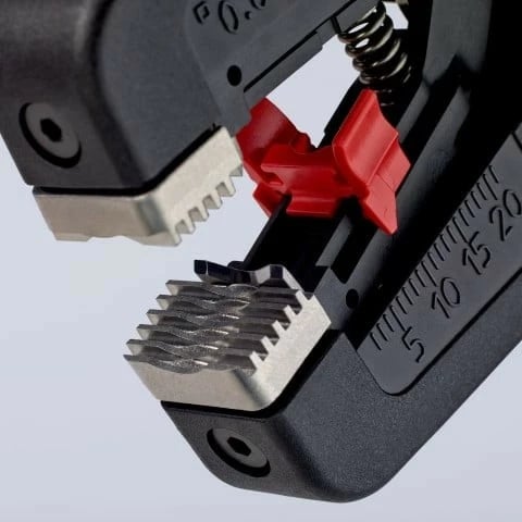 Vegël zhveshëse kabllosh Knipex PreciStrip16, automatike, e zezë/kuqe