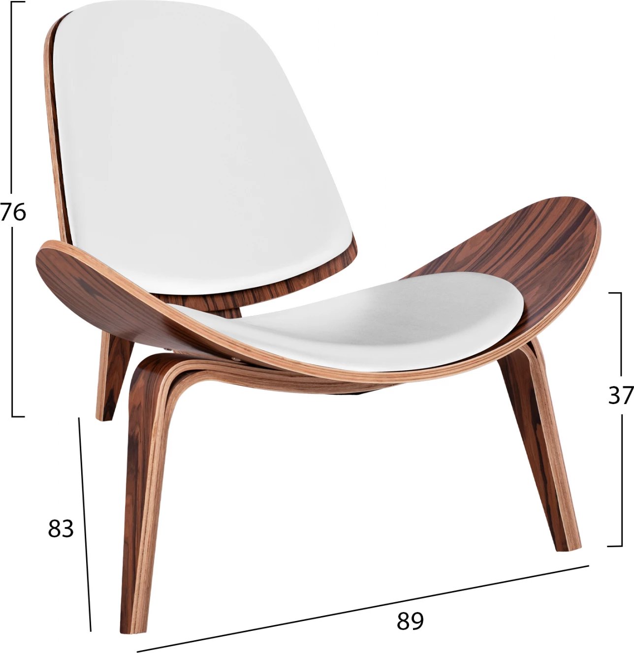 Karrige SUPERIOR P., kornizë ngjyrë qershie, jastëk të bardhë, FH1128.13