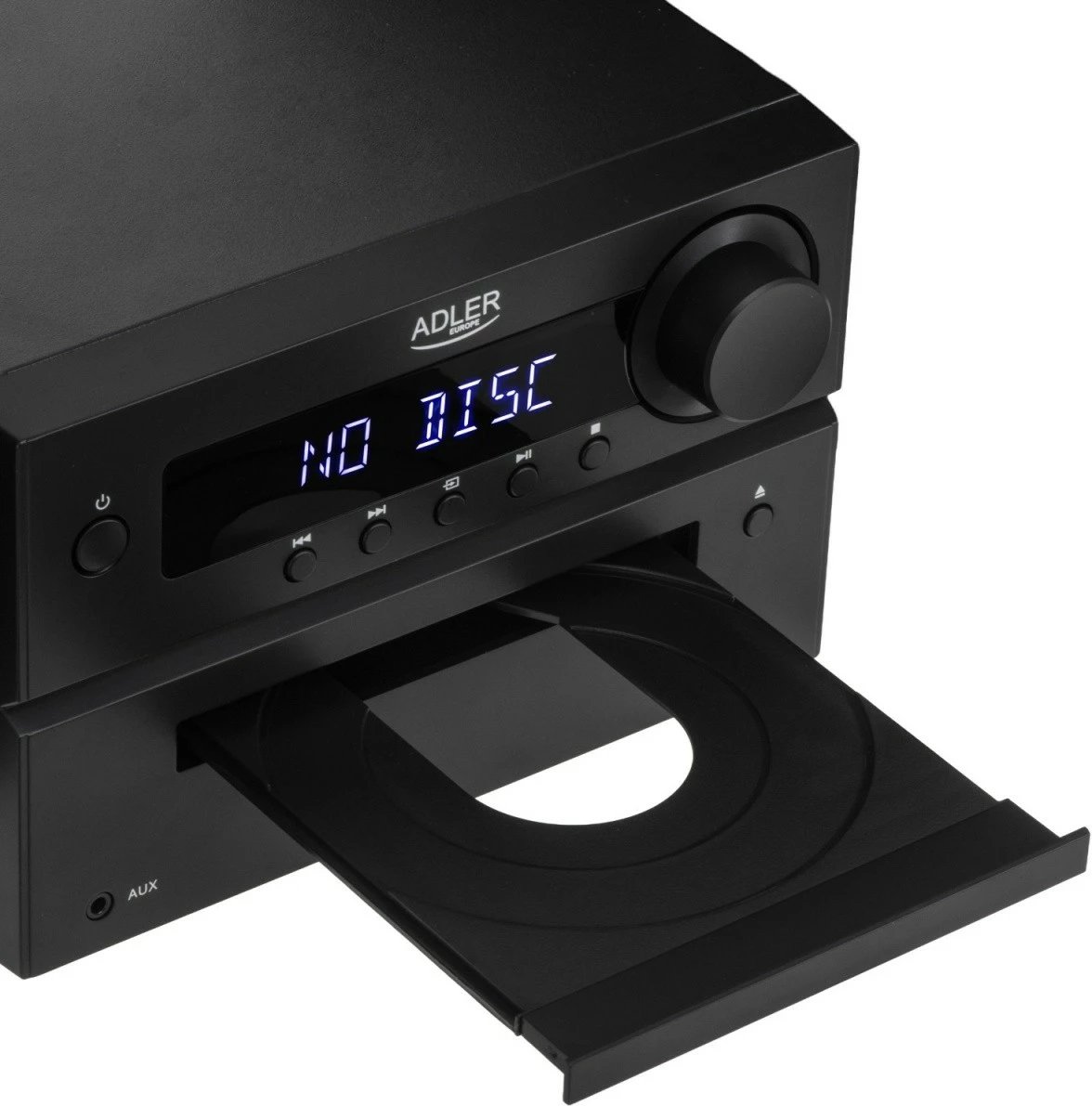 Mini sistem Hi-Fi, Adler, AD1917, CD, Bluetooth 5.3, HDMI ARC, FM, 2.0 50W, e zezë