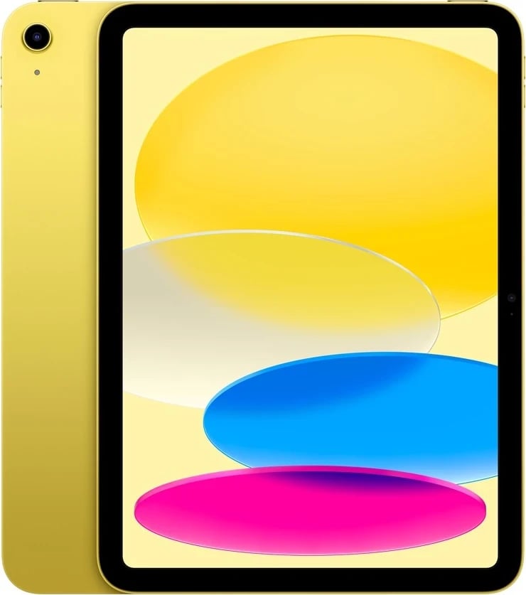 iPad Apple 256 GB, 27.7 cm (10.9') me Wi-Fi 6, ngjyrë e verdhë