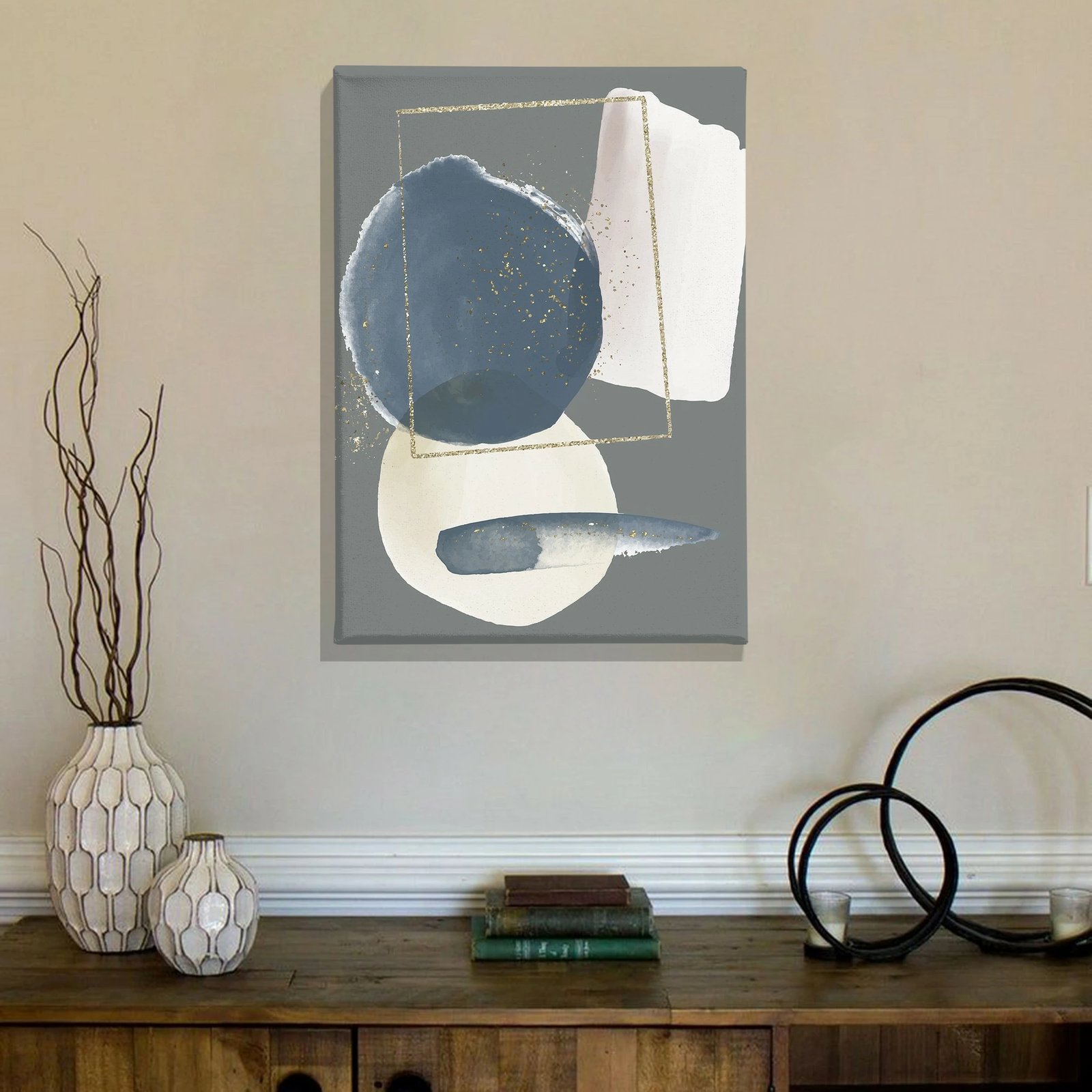 Pikturë dekorative në kanavacë, shumëngjyrëshe, Wallity, ASR_CNV25-28, 70x100cm