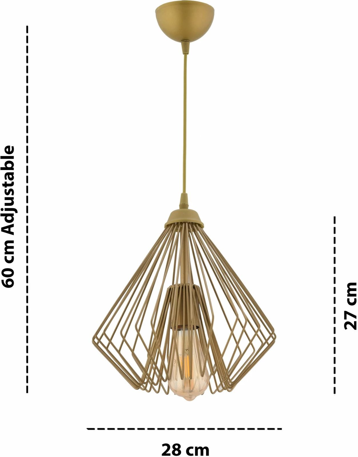 Llambë tavani Opviq, ngjyrë ari, Antir