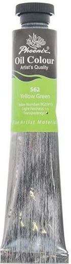 Ngjyrë vaji PHOENIX 562, e gjelbër e verdhë, tub 50ml