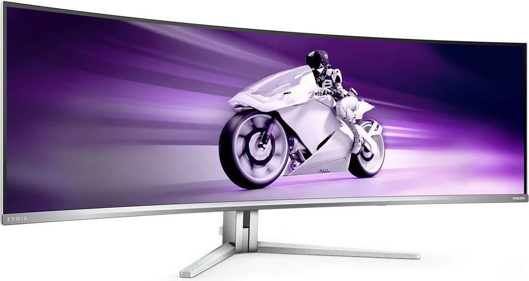 Monitor Philips 49M2C8900 QD-OLED 49 inç, 5120x1440, 32:9, Ambilight, USB-C, i bardhë Monitor Philips 49M2C8900 QD-OLED 49 inç, 5120x1440, 32:9, Ambilight, USB-C, i bardhë