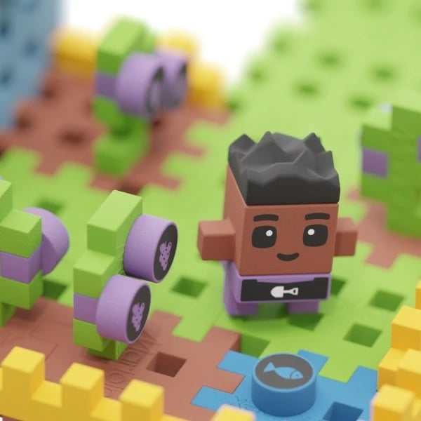 Set lodrash ndërtimi Marioinex Mini Waffle City House, 148 pjesë, shumëngjyrëshe