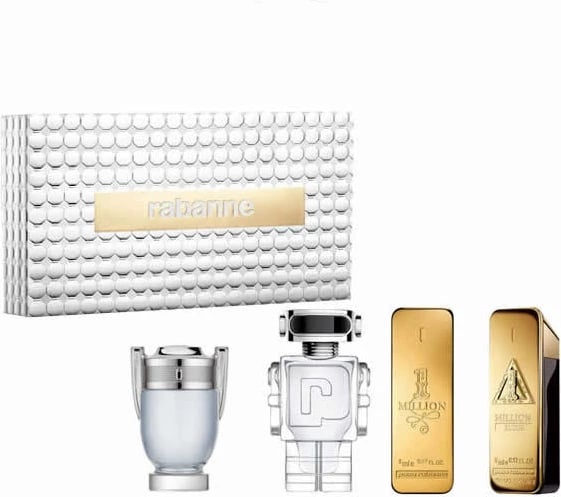 Set mini parfumesh për meshkuj Paco Rabanne, 4 copë Set mini parfumesh për meshkuj Paco Rabanne, 4 copë