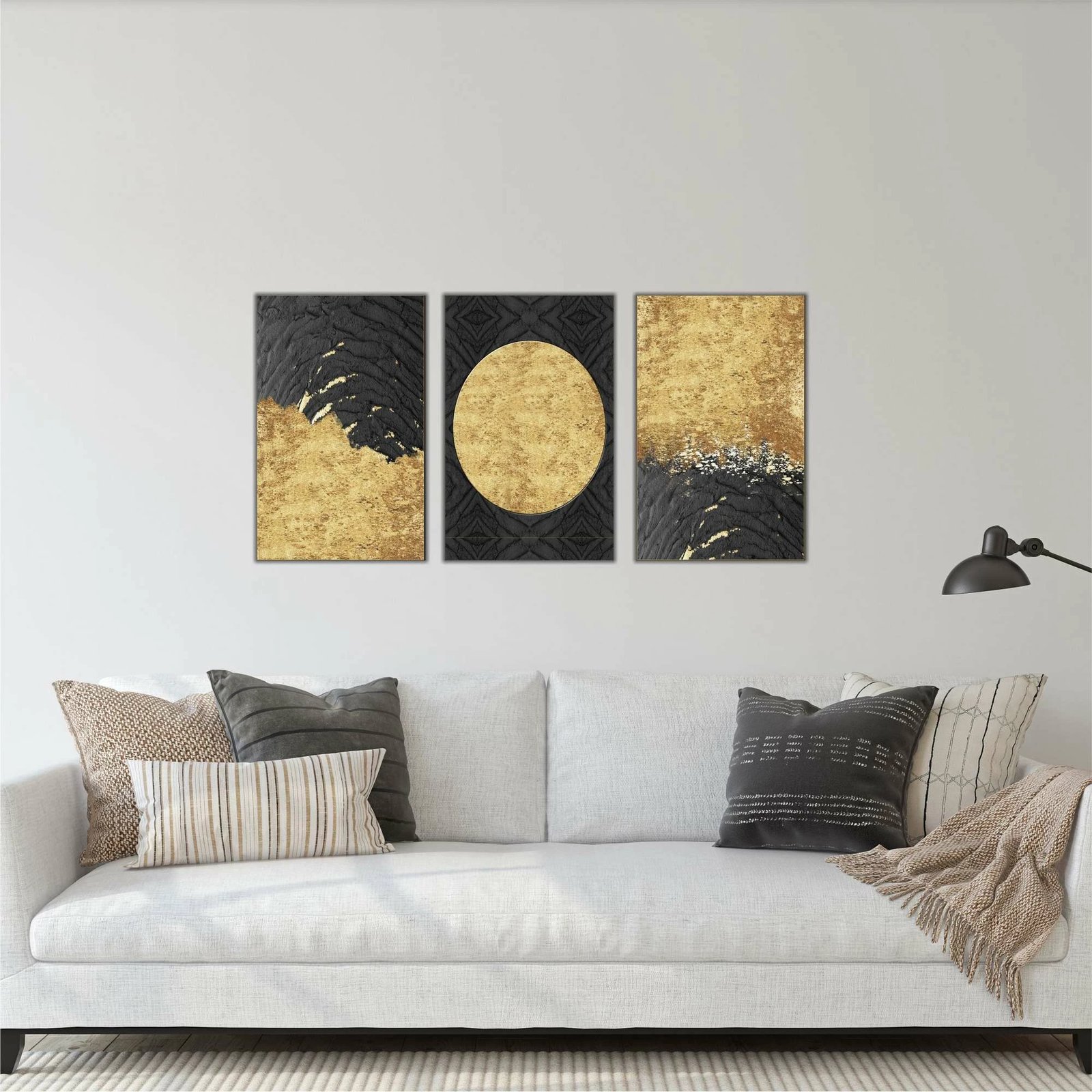 Pikturë dekorative MDF, 3 copë, Wallity, shumëngjyrëshe, Mdf - 00105