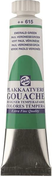 Tempera TALENS 615, 20ml, Jeshil Smeraldi
