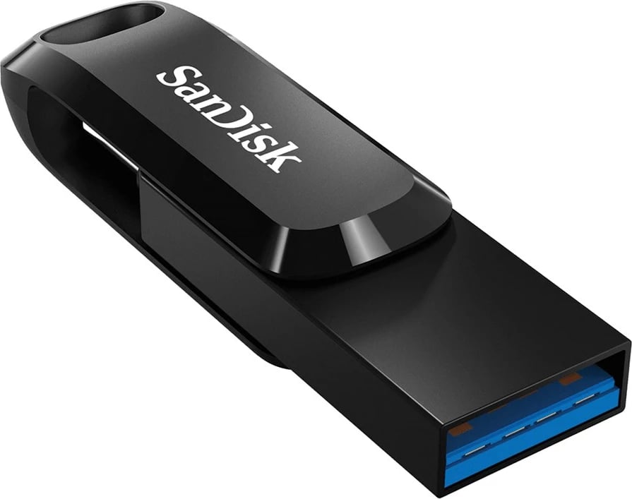 USB SanDisk Ultra Dual Drive Go, Type-A/USB Type-C 3.2, 32GB, e zezë