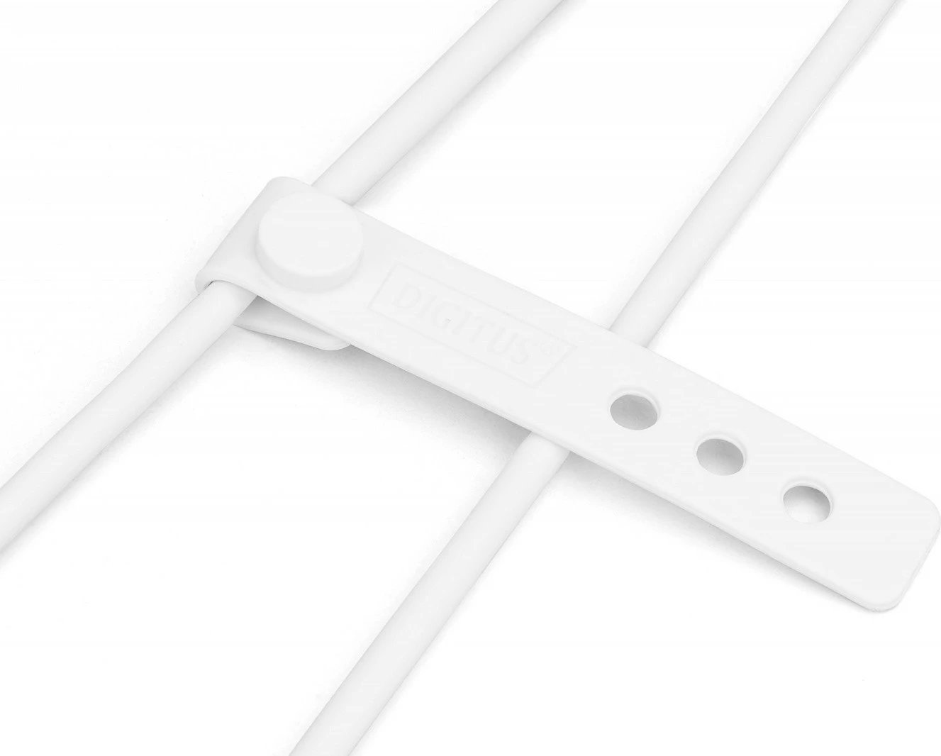 Kabllo silikon Digitus AK-600110-010-W, USB-C në Lightning, 1m, Bardhë