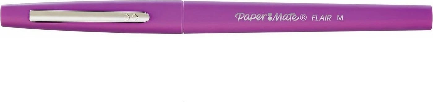 Set stilolapsa PaperMate Flair, 16 ngjyra, majë bullet, 1mm, multikolor