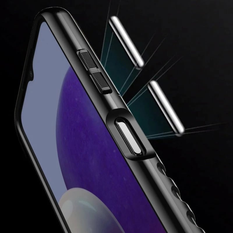 Mbështjellës Hurtel Thunder Case për Samsung Galaxy A22 5G, TPU, Blu