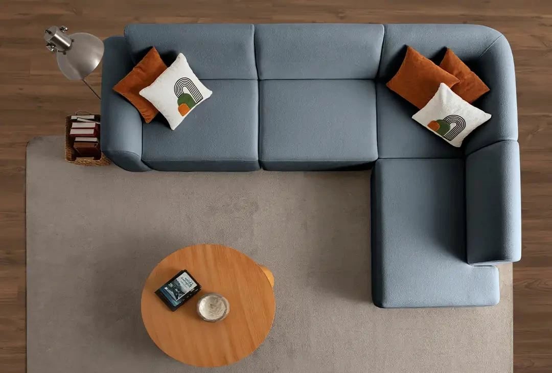 Këndare S-Loft, ngjyrë kaltër, Atelier del Sofa