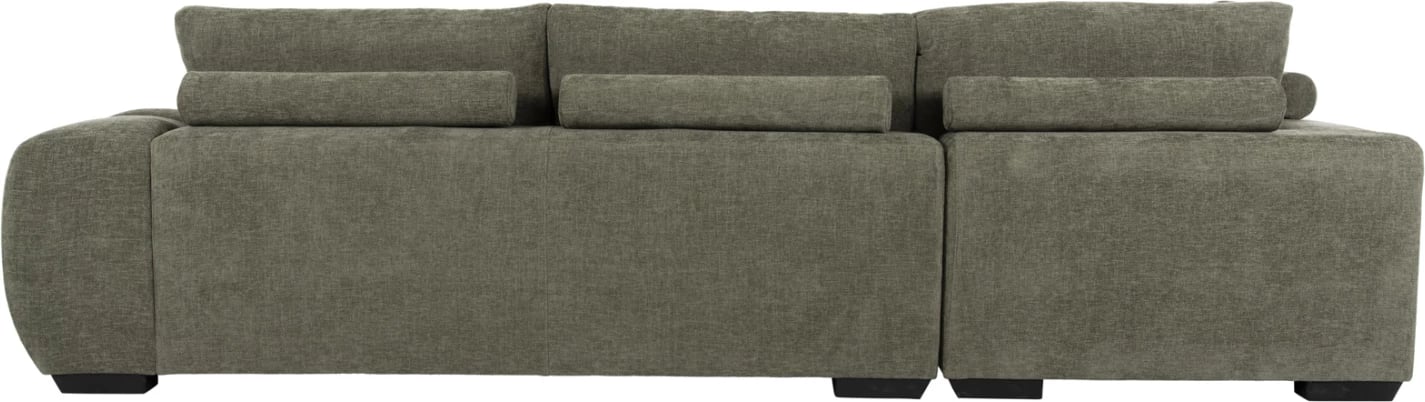 Kënd divani (majtas) COVEN FH3266.04L, pëlhurë e gjelbër, 298x102-208x85H cm