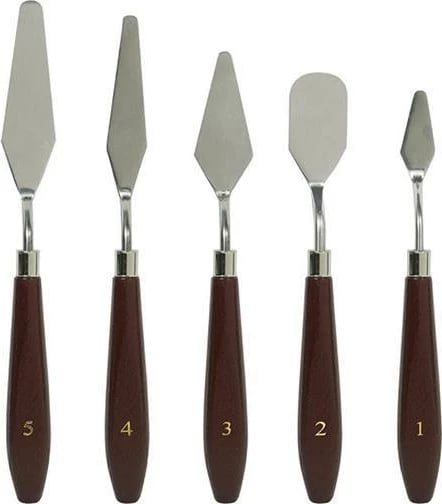 Set spatula për pikturë NEXT, 5 copë