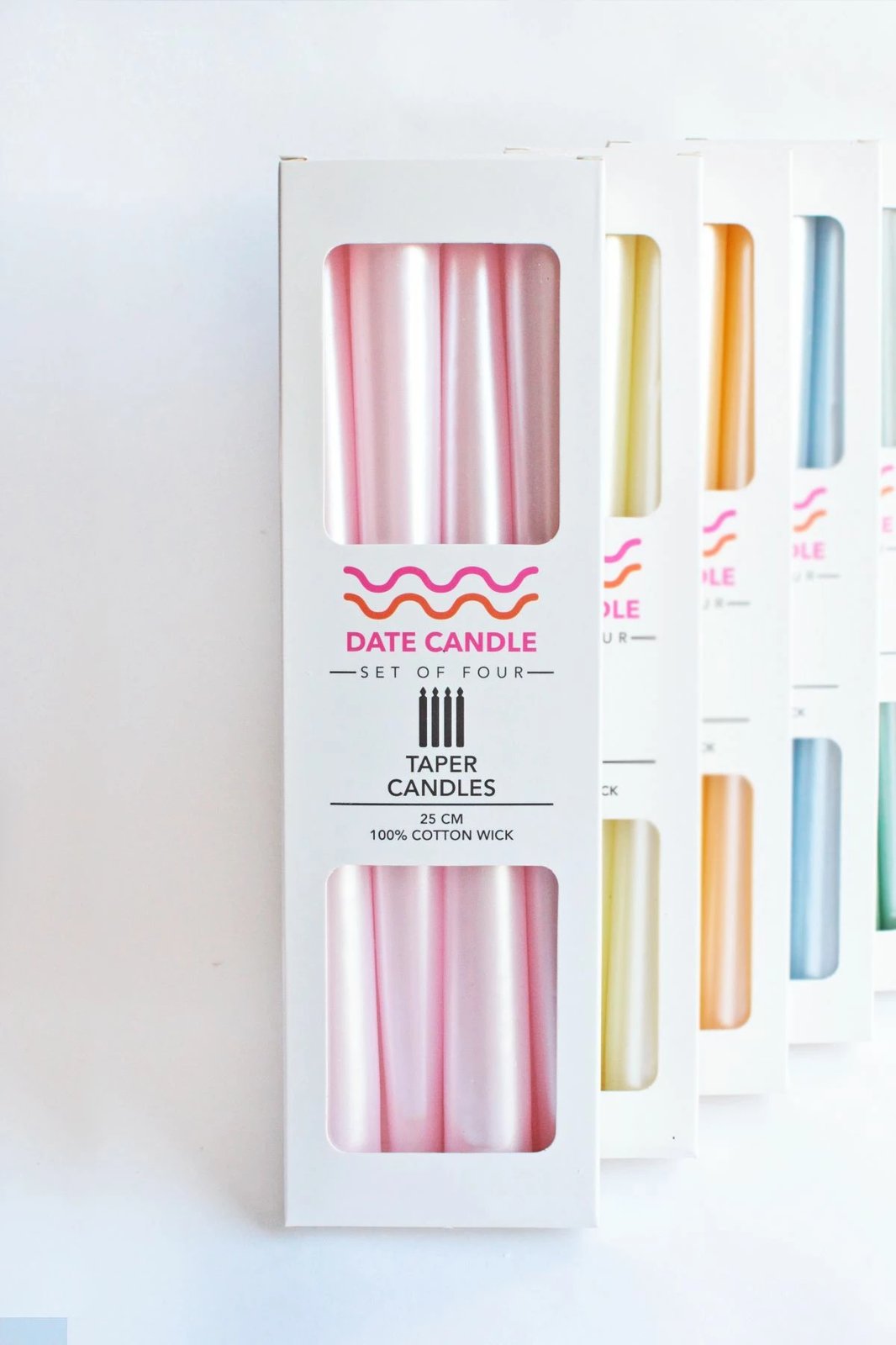 Set qirinjsh (4 copë), Evila Originals, Neon 4 - rozë Set qirinjsh (4 copë), Evila Originals, Neon 4 - rozë