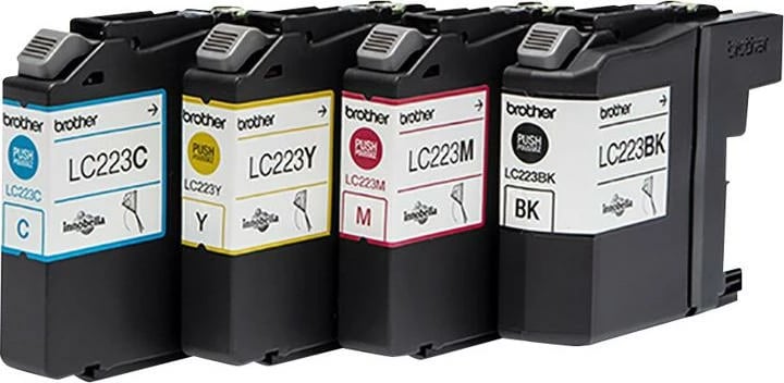 Kartush boje, Brother, LC223VAL, origjinal, CMYK, paketë 4