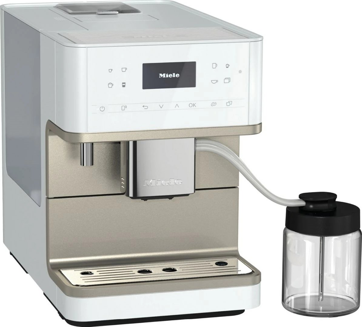 Aparat për kafe Miele Cm 6360,MilkPerfection Espresso Machine, e bardhë