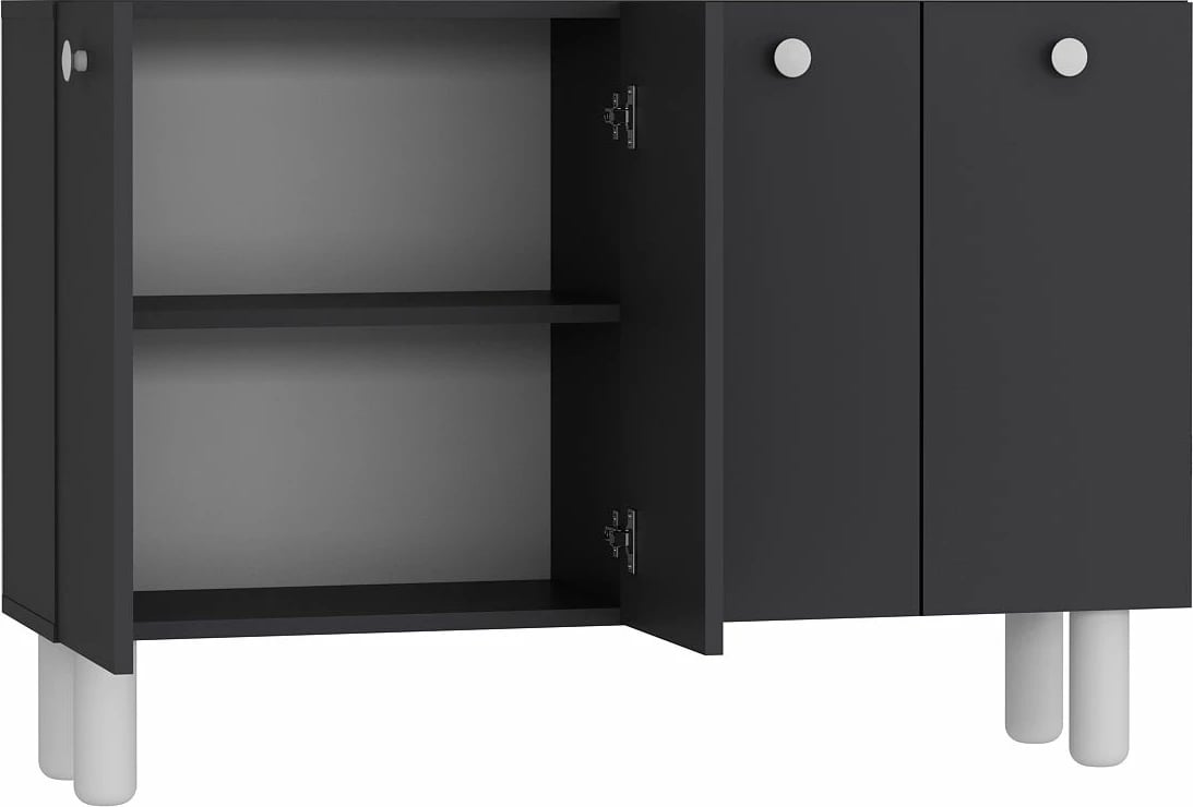 Konsol Skye Decor, Ilay Bohem, antracit-bardhë