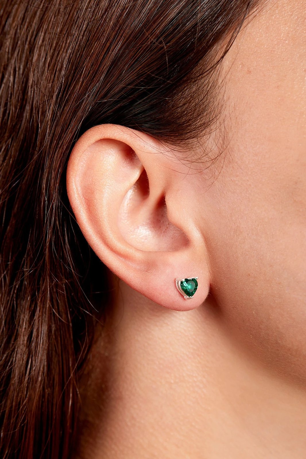 Vath argjendi Elika, gur zirkon i gjelbër, ELKAB92245