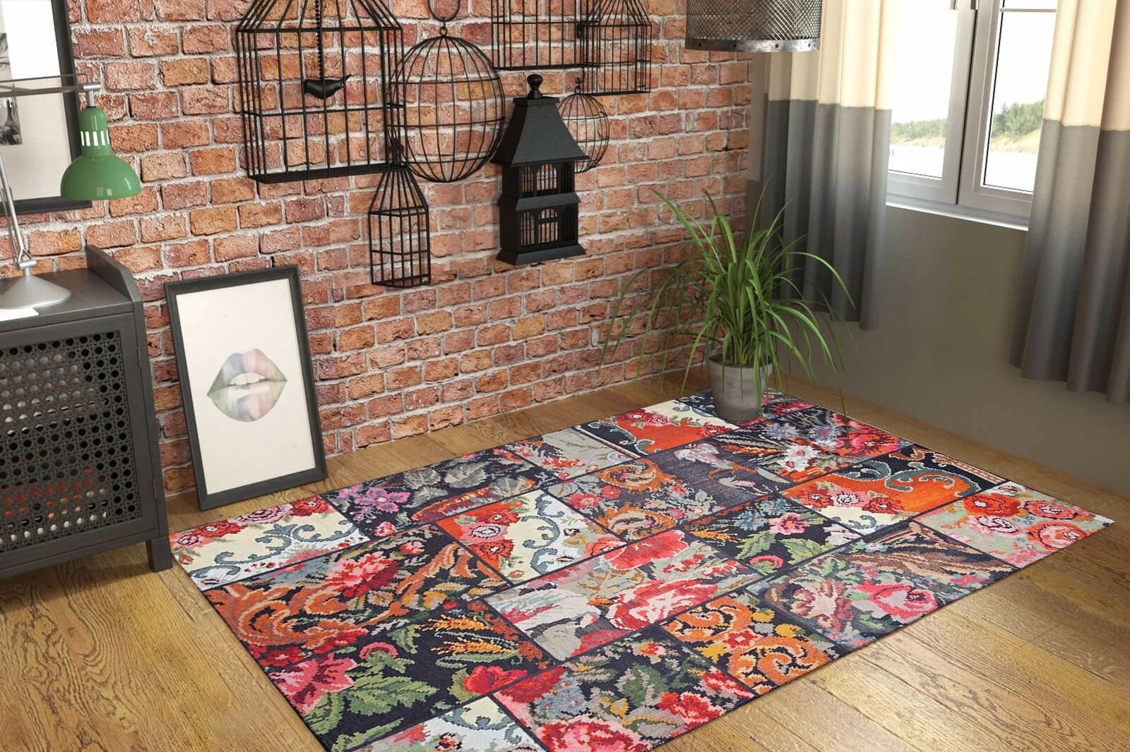 Qilim korridori, Jazz Chenille, shumëngjyrësh, 75x150cm