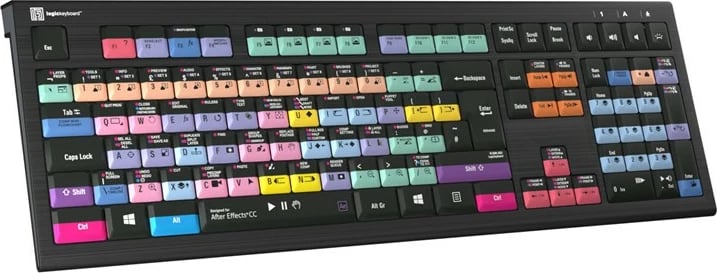 Tastierë LogicKeyboard Astra 2 Adobe After Effects CC UK për PC