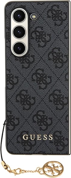 Mbështjellës Guess GUHCZFD5GF4GGR F946 për Samsung Galaxy Z Fold5, 4G Charms, Gri