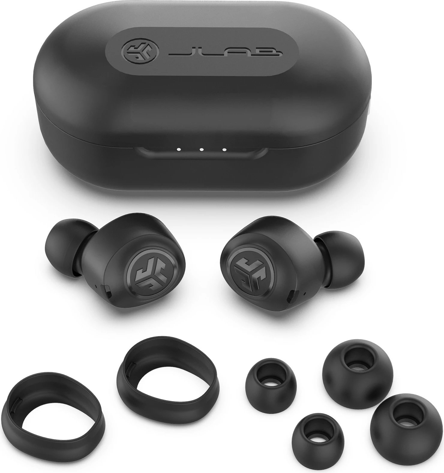 Kufje JLAB Audio JBuds Air TWS, Bluetooth, me kuti karikimi, të zeza Kufje JLAB Audio JBuds Air TWS, Bluetooth, me kuti karikimi, të zeza