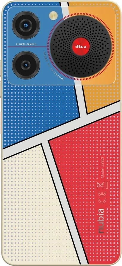 Celular Nubia Z2353, 6.6", Android 13, 4 GB RAM, 128 GB, Multicolour