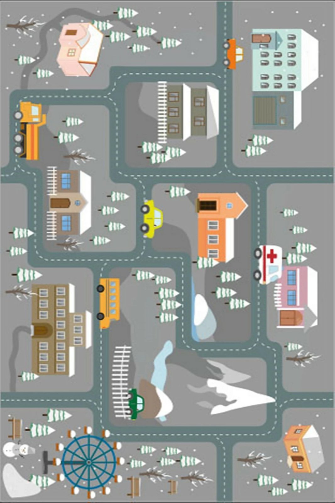 Qilim për korridor, shumëngjyrësh, Conceptum Hypnose, ELS586, 100x200cm