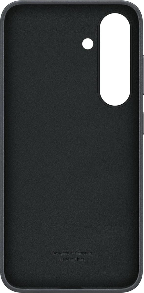 Mbështjellës Samsung Galaxy S25, Faux Leather, 15.8 cm (6.2"), Zi