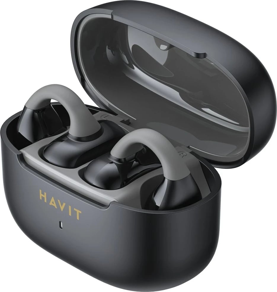 Kufje wireless HAVIT OWS910 TWS, Bluetooth 5.3, të zeza