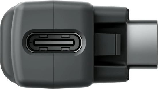Adapter mikrofoni Insta360 X3, 3.5mm në USB Type-C, i zi