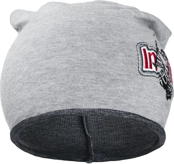 Kapelë bebe, New Baby, In-line, 100% pambuk, madhësia 110 (4-5 vjet), perimetri 46-51 cm, gri e errët