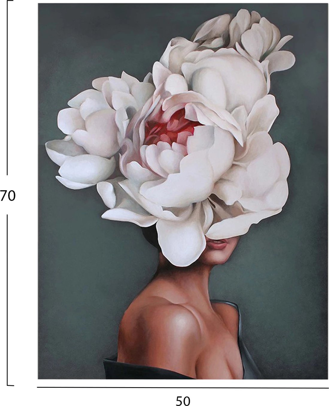 Pikturë muri GOBI FH4768, kanavacë e printuar, 50x3x70cm