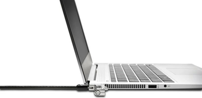 Kabllo sigurie Kensington Slim NanoSaver, kombinim mekanik, 1.8m, e zezë/metal Kabllo sigurie Kensington Slim NanoSaver, kombinim mekanik, 1.8m, e zezë/metal