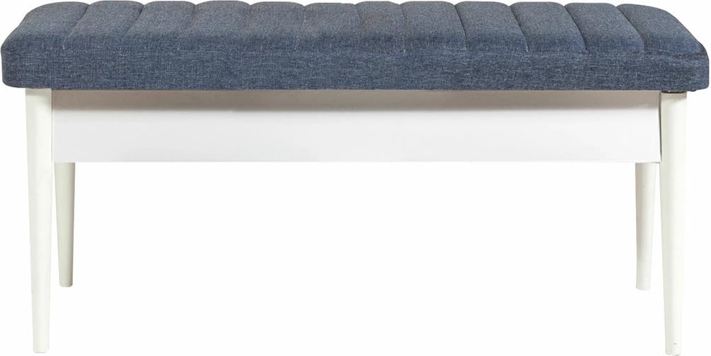 Set tavoline me karrige për ngrënie, e zgjatshme, 4 pjesë, Skye Decor, Vina 1048, ngjyrë bardhë dhe kaltër e errët