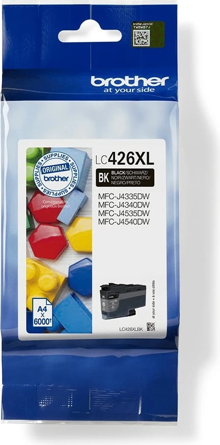 Toner Brother LC426XLBK, 6000 faqe, Ngjyrë e zezë