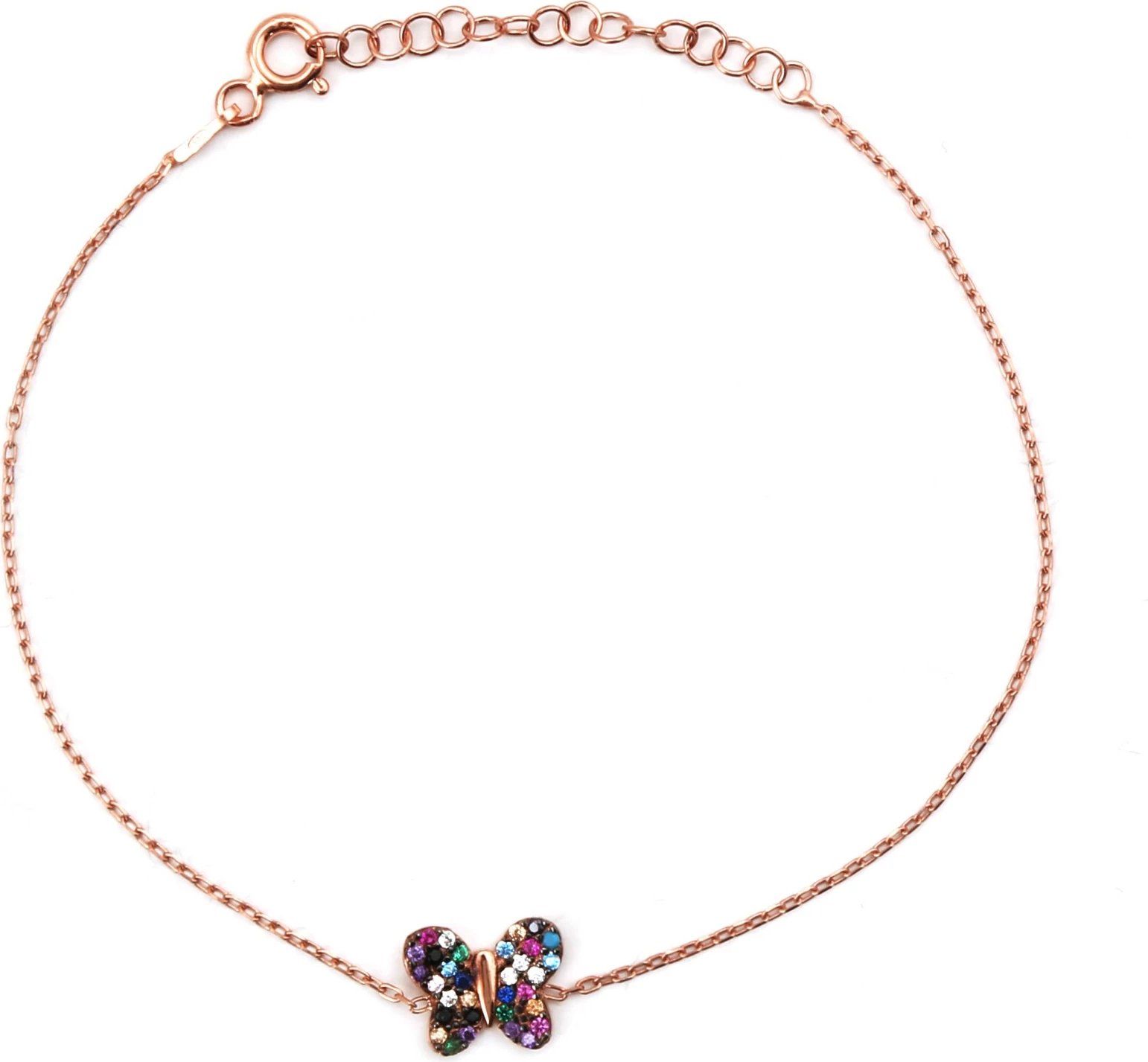 Byzylyk argjendi Jumeon, ngjyrë ari rozë, 10280MİXKLB