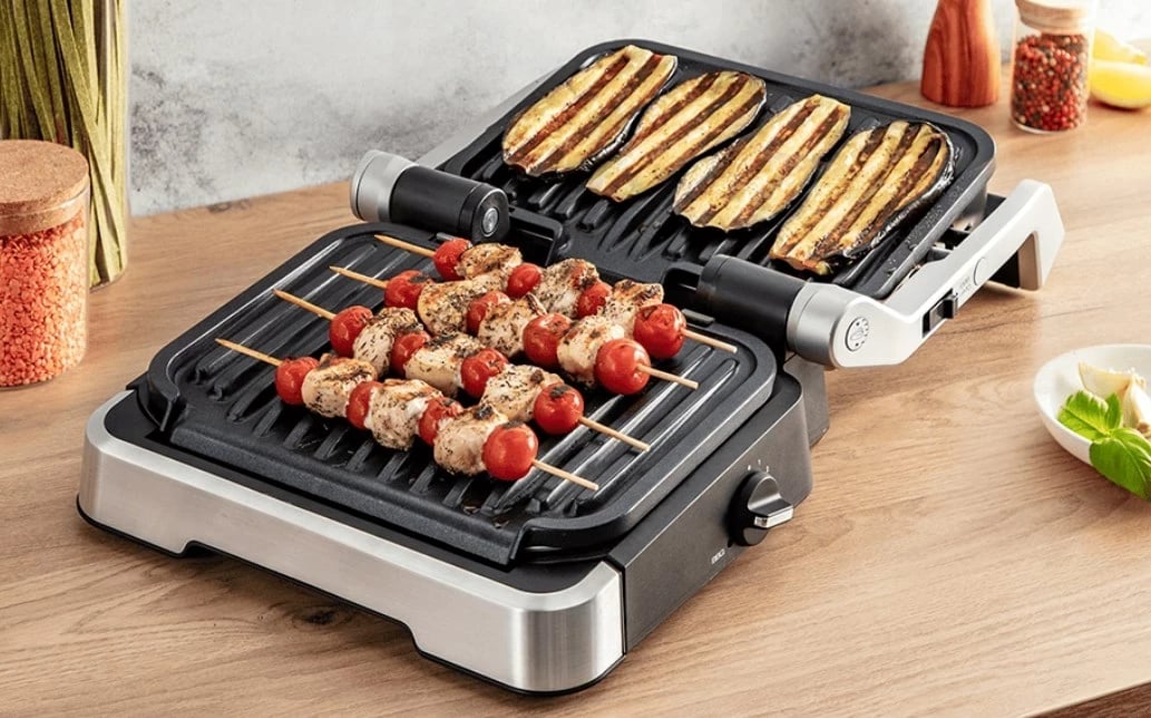 Grill elektrik Tefal GC 772D30, Argjendtë